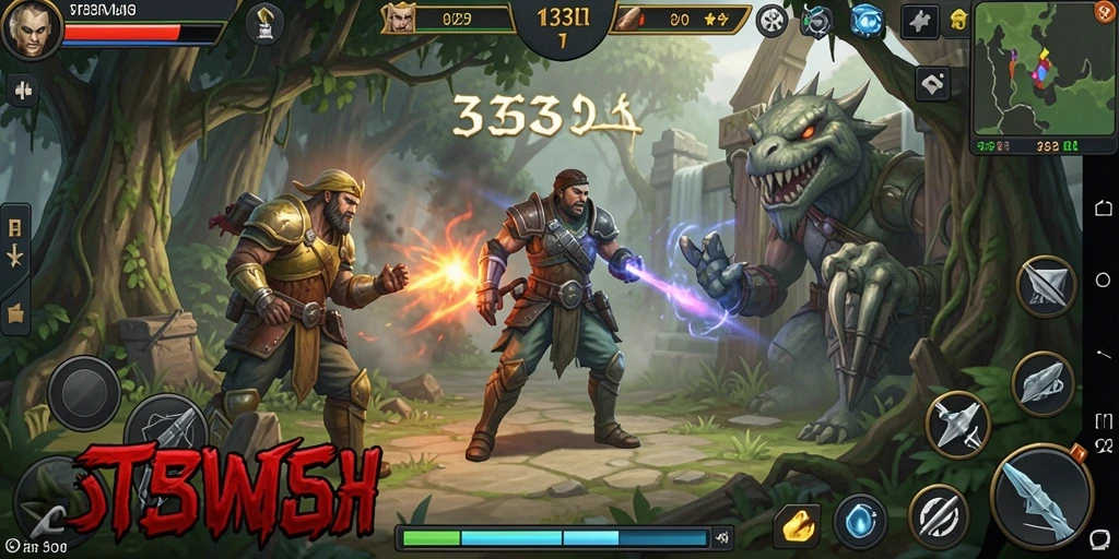 Tampilan gameplay menegangkan dalam 333I yang penuh strategi.