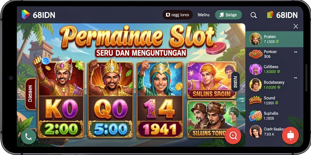Tampilan gameplay <strong>68IDN</strong> yang menarik dan penuh warna.