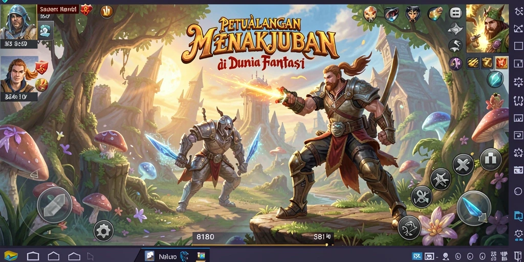 Tangkapan layar gameplay menampilkan pertempuran seru dalam <strong>8180</strong>.