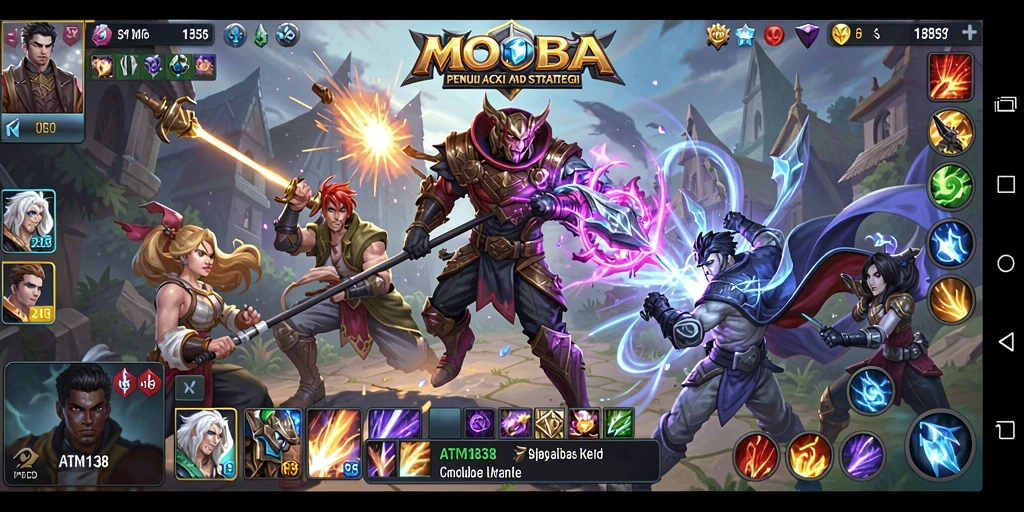 Gameplay seru dalam ATM138 dengan pertarungan intens.