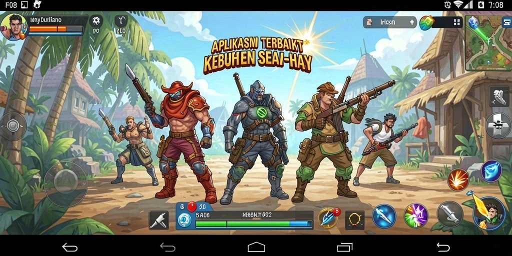 Screenshot utama F08 menunjukkan antarmuka aplikasi Utility yang user-friendly.