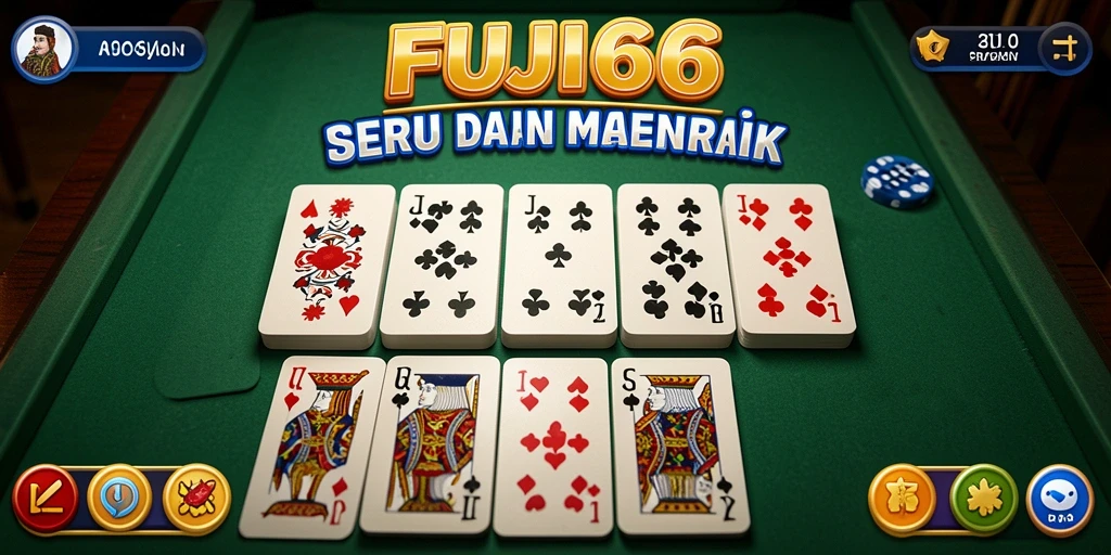 Screenshot gameplay FUJI66 menampilkan keseruan permainan Domino.