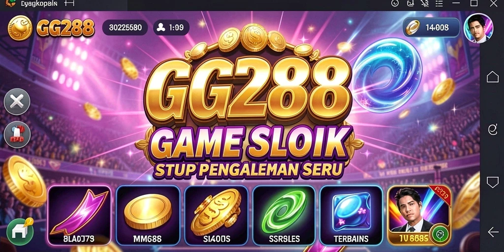 Tampilan gameplay seru GG288 dengan fitur slot menarik.