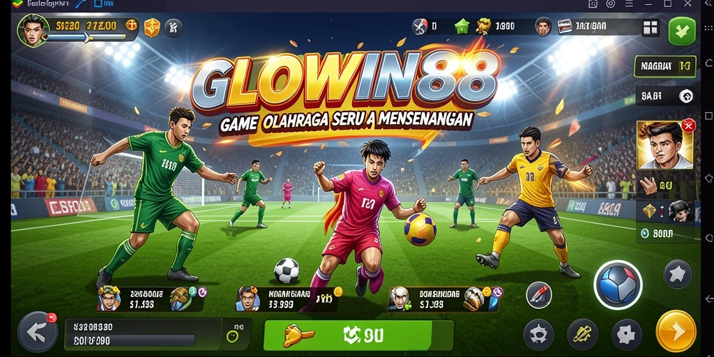 Tampilan gameplay GLOWIN88 yang seru dan kompetitif