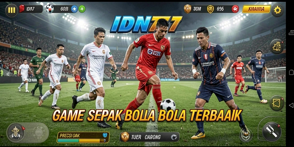 Tampilan pertarungan sepak bola yang mendebarkan dalam IDN777.