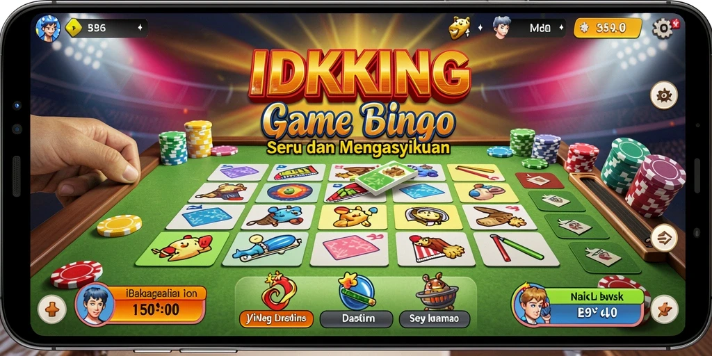 Tampilan gameplay seru dari IDRKING Bingo yang menantang.