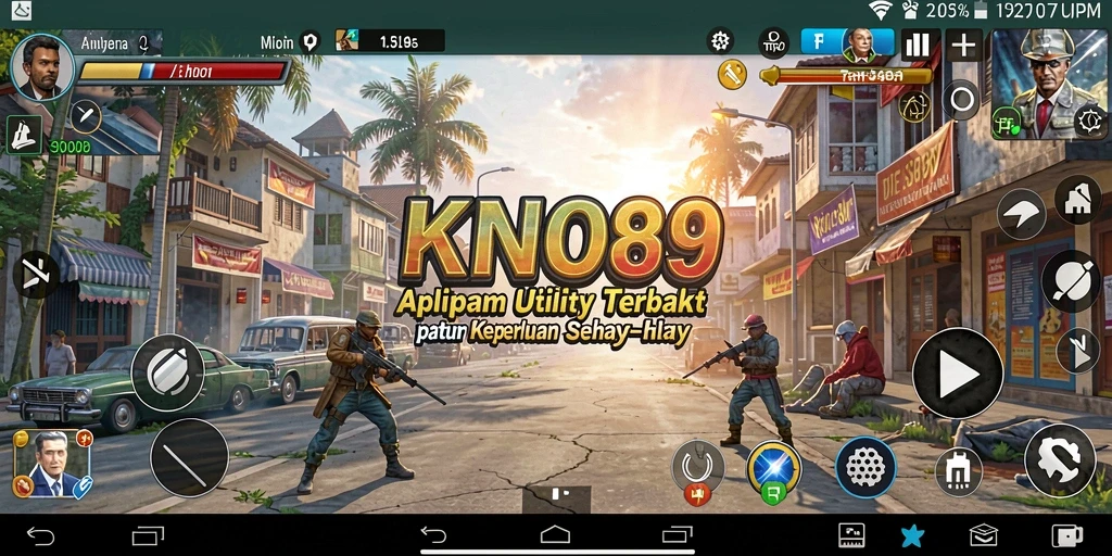 Screenshot utama KNO89 menunjukkan antarmuka aplikasi Utility yang sederhana dan fungsional.