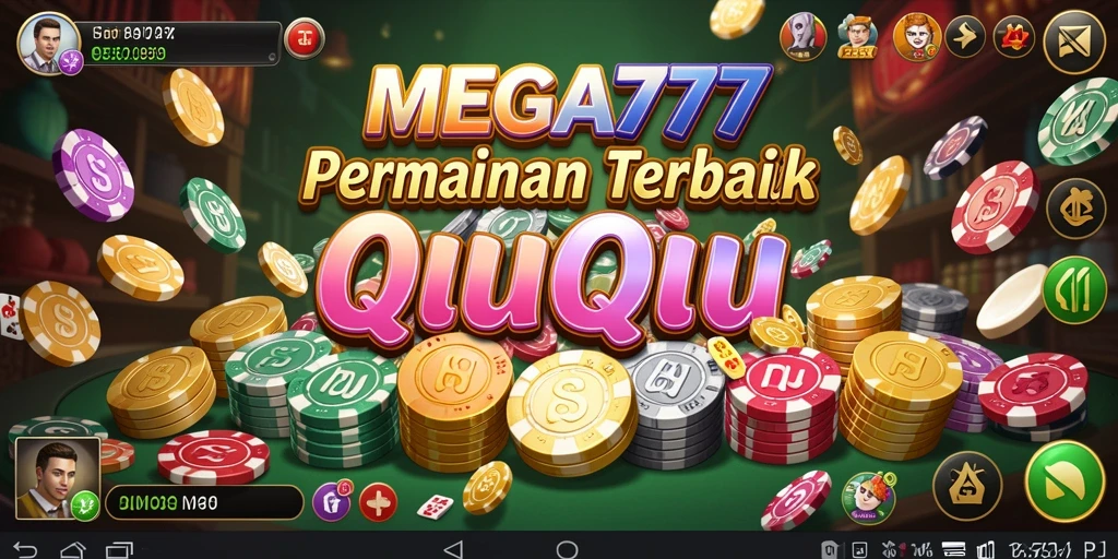 Tangkapan layar MEGA777 menunjukkan serunya bermain QiuQiu bersama teman.