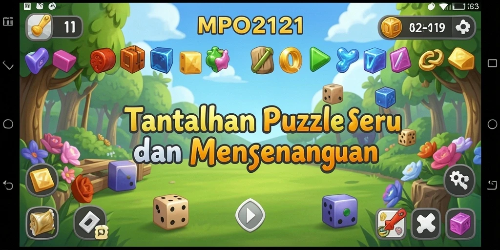 Tampilan gameplay MPO2121 dengan tantangan puzzle yang mendebarkan.