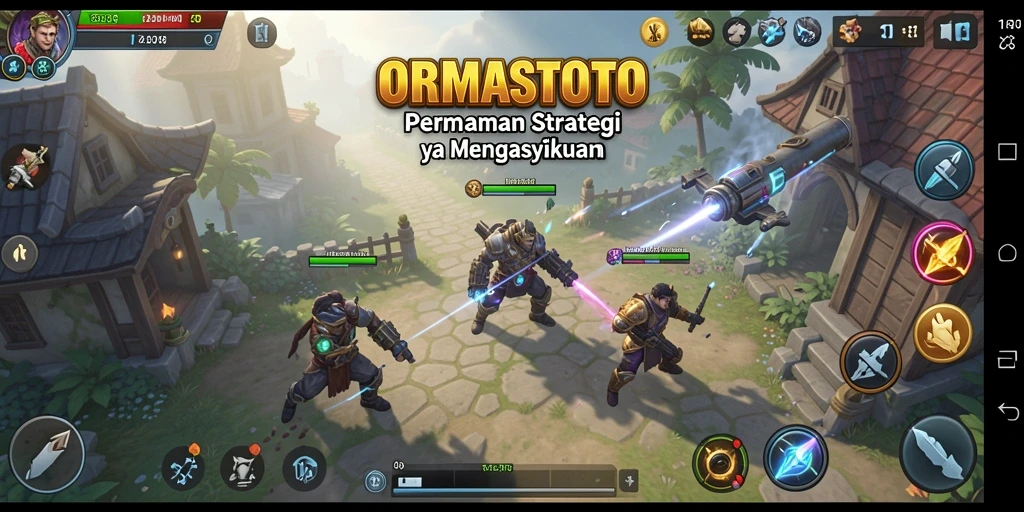 Tampilan gameplay yang mendebarkan di ORMASTOTO.