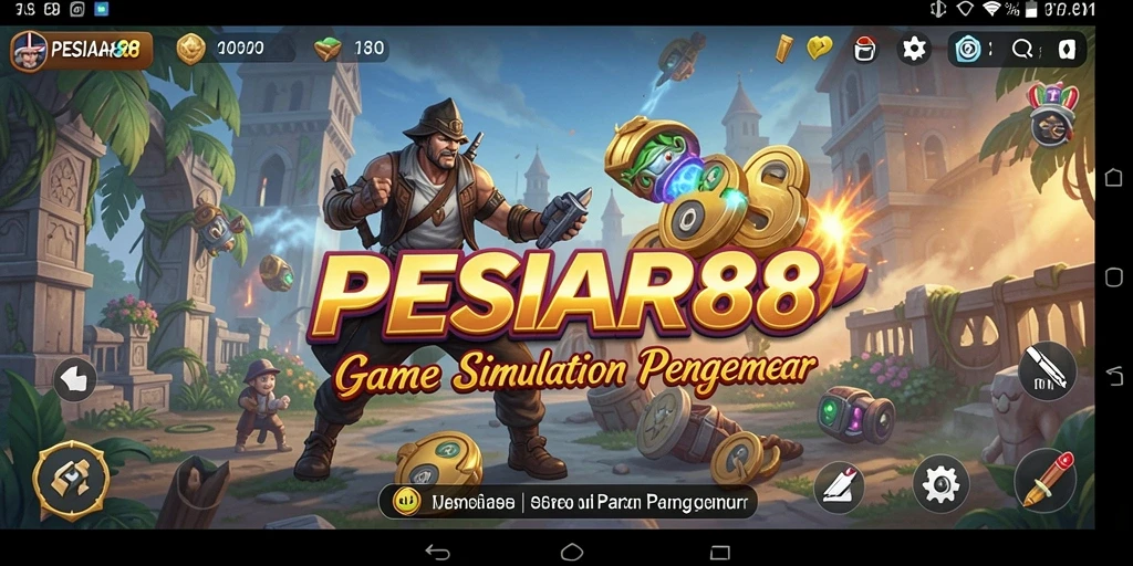 Screenshot utama PESIAR88 menampilkan grafis menakjubkan dalam gameplay Simulation.