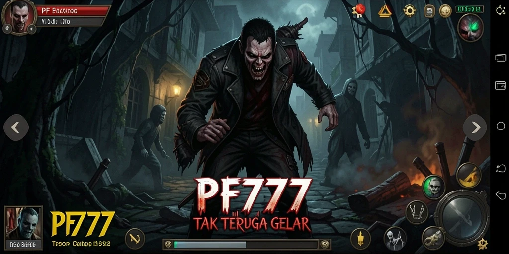 Tangkapan layar PF777 menunjukkan gameplay menyeramkan dan karakter yang menakutkan.
