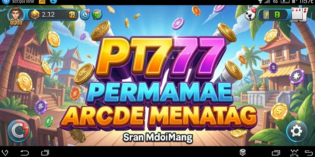 Tangkapan layar gameplay PT777 dengan aksi arcade yang mendebarkan.