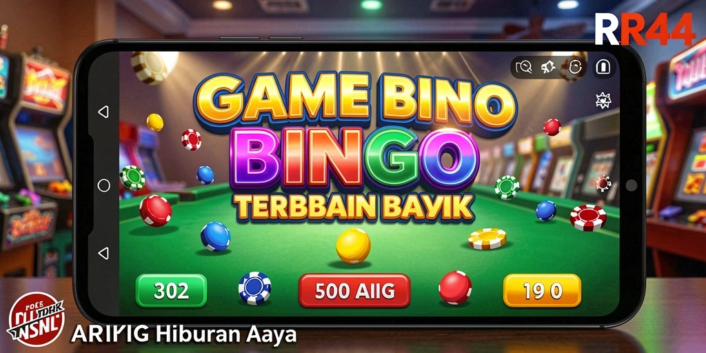 Screenshot gameplay RR44 menunjukkan keseruan bermain Bingo.