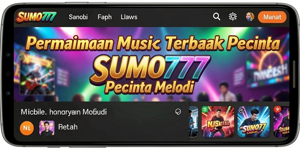 Tampilan gameplay SUMO777 yang seru dan penuh warna.