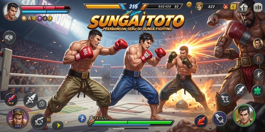 Gameplay SUNGAITOTO yang mendebarkan saat pertarungan berlangsung.