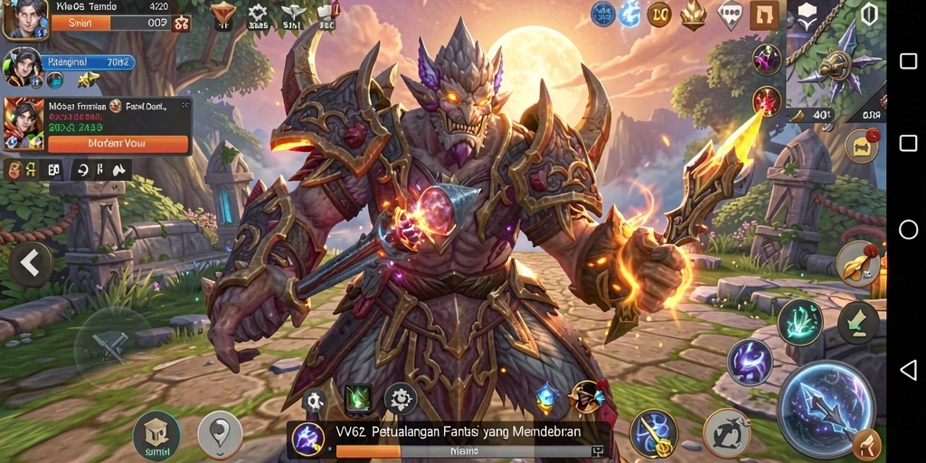 Tampilan gameplay VV62 yang menegangkan dalam dunia ARPG.