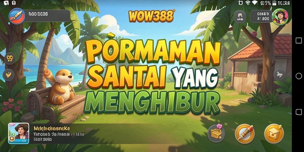 Tampilan gameplay WOW388 yang penuh warna dan menarik.